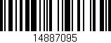 Código de barras (EAN, GTIN, SKU, ISBN): '14887095'