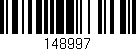 Código de barras (EAN, GTIN, SKU, ISBN): '148997'