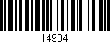 Código de barras (EAN, GTIN, SKU, ISBN): '14904'