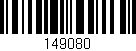 Código de barras (EAN, GTIN, SKU, ISBN): '149080'