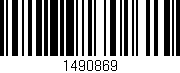 Código de barras (EAN, GTIN, SKU, ISBN): '1490869'