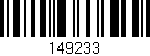 Código de barras (EAN, GTIN, SKU, ISBN): '149233'