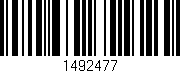 Código de barras (EAN, GTIN, SKU, ISBN): '1492477'
