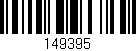 Código de barras (EAN, GTIN, SKU, ISBN): '149395'