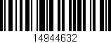Código de barras (EAN, GTIN, SKU, ISBN): '14944632'