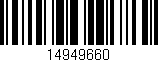Código de barras (EAN, GTIN, SKU, ISBN): '14949660'