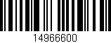 Código de barras (EAN, GTIN, SKU, ISBN): '14966600'