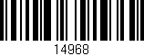 Código de barras (EAN, GTIN, SKU, ISBN): '14968'