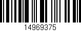 Código de barras (EAN, GTIN, SKU, ISBN): '14969375'