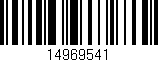 Código de barras (EAN, GTIN, SKU, ISBN): '14969541'