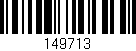 Código de barras (EAN, GTIN, SKU, ISBN): '149713'