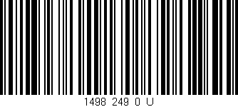 Código de barras (EAN, GTIN, SKU, ISBN): '1498_249_0_U'