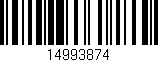 Código de barras (EAN, GTIN, SKU, ISBN): '14993874'