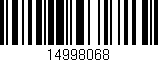 Código de barras (EAN, GTIN, SKU, ISBN): '14998068'