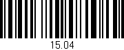 Código de barras (EAN, GTIN, SKU, ISBN): '15.04'