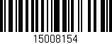 Código de barras (EAN, GTIN, SKU, ISBN): '15008154'