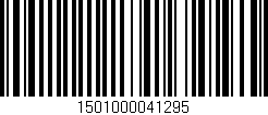 Código de barras (EAN, GTIN, SKU, ISBN): '1501000041295'