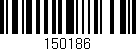 Código de barras (EAN, GTIN, SKU, ISBN): '150186'