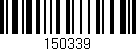 Código de barras (EAN, GTIN, SKU, ISBN): '150339'