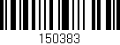 Código de barras (EAN, GTIN, SKU, ISBN): '150383'