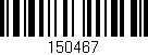 Código de barras (EAN, GTIN, SKU, ISBN): '150467'