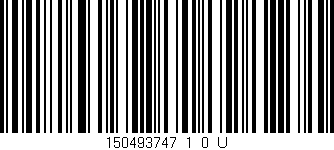 Código de barras (EAN, GTIN, SKU, ISBN): '150493747_1_0_U'