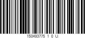 Código de barras (EAN, GTIN, SKU, ISBN): '150493775_1_0_U'