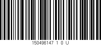 Código de barras (EAN, GTIN, SKU, ISBN): '150496147_1_0_U'