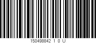 Código de barras (EAN, GTIN, SKU, ISBN): '150498842_1_0_U'