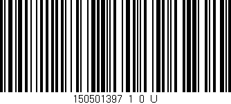 Código de barras (EAN, GTIN, SKU, ISBN): '150501397_1_0_U'