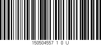 Código de barras (EAN, GTIN, SKU, ISBN): '150504557_1_0_U'