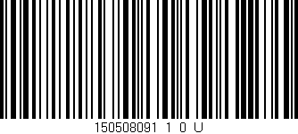 Código de barras (EAN, GTIN, SKU, ISBN): '150508091_1_0_U'