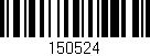 Código de barras (EAN, GTIN, SKU, ISBN): '150524'