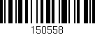 Código de barras (EAN, GTIN, SKU, ISBN): '150558'