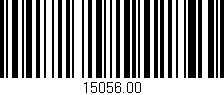Código de barras (EAN, GTIN, SKU, ISBN): '15056.00'