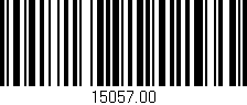 Código de barras (EAN, GTIN, SKU, ISBN): '15057.00'