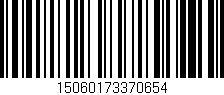 Código de barras (EAN, GTIN, SKU, ISBN): '15060173370654'