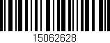 Código de barras (EAN, GTIN, SKU, ISBN): '15062628'