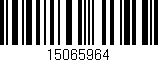 Código de barras (EAN, GTIN, SKU, ISBN): '15065964'