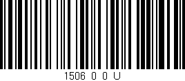 Código de barras (EAN, GTIN, SKU, ISBN): '1506_0_0_U'