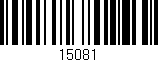 Código de barras (EAN, GTIN, SKU, ISBN): '15081'
