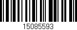 Código de barras (EAN, GTIN, SKU, ISBN): '15085593'
