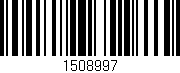 Código de barras (EAN, GTIN, SKU, ISBN): '1508997'