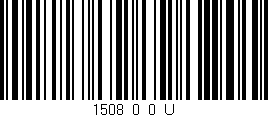 Código de barras (EAN, GTIN, SKU, ISBN): '1508_0_0_U'
