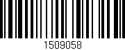 Código de barras (EAN, GTIN, SKU, ISBN): '1509058'