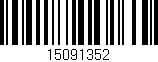 Código de barras (EAN, GTIN, SKU, ISBN): '15091352'