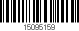 Código de barras (EAN, GTIN, SKU, ISBN): '15095159'