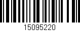 Código de barras (EAN, GTIN, SKU, ISBN): '15095220'