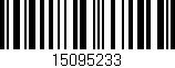 Código de barras (EAN, GTIN, SKU, ISBN): '15095233'