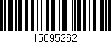Código de barras (EAN, GTIN, SKU, ISBN): '15095262'